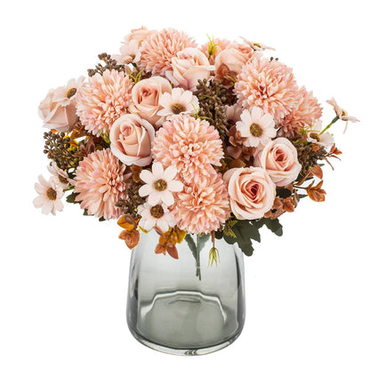 Roses artificielles en soie, fleurs artificielles, pour mariage,