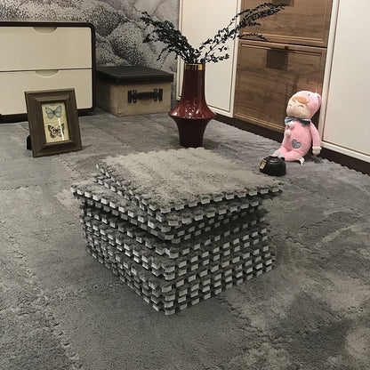 Polymère de jeu en peluche douce pour enfants, tapis de puzzle en mousse brûleur, jouets pour bébé, garder au chaud dans la chambre.