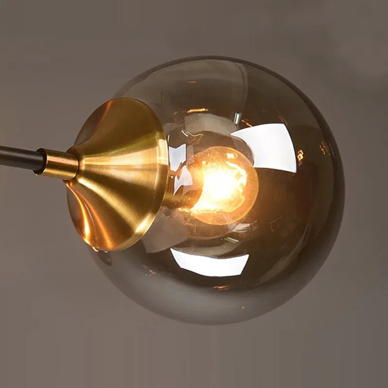 Boule de verre moderne pendentif LED |