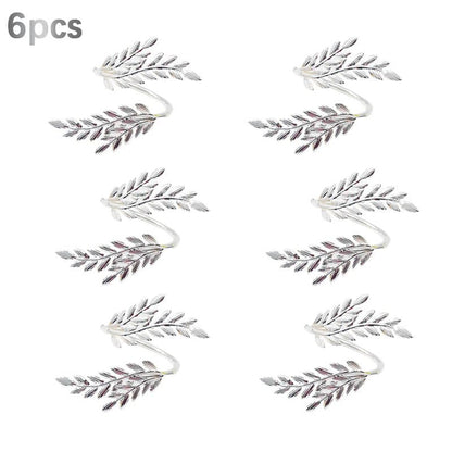 Ronds de Serviette en Blé localité, Porte-Serviette en Métal