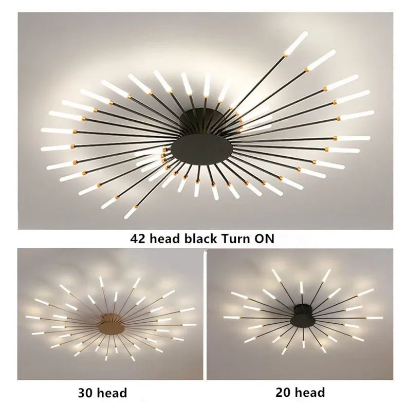 LED lustre design plafonnier | Nordique