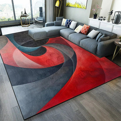 Tapis de salon géométrique de luxe