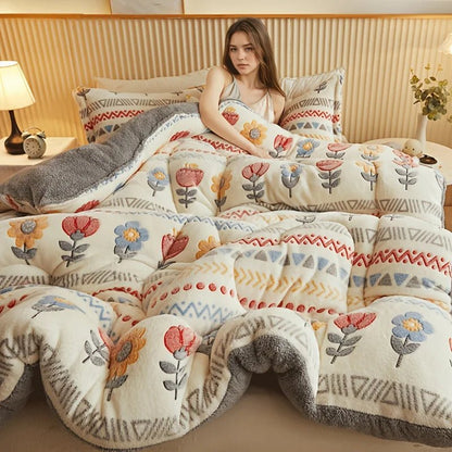 couette couverture épaissie chaude flanelle