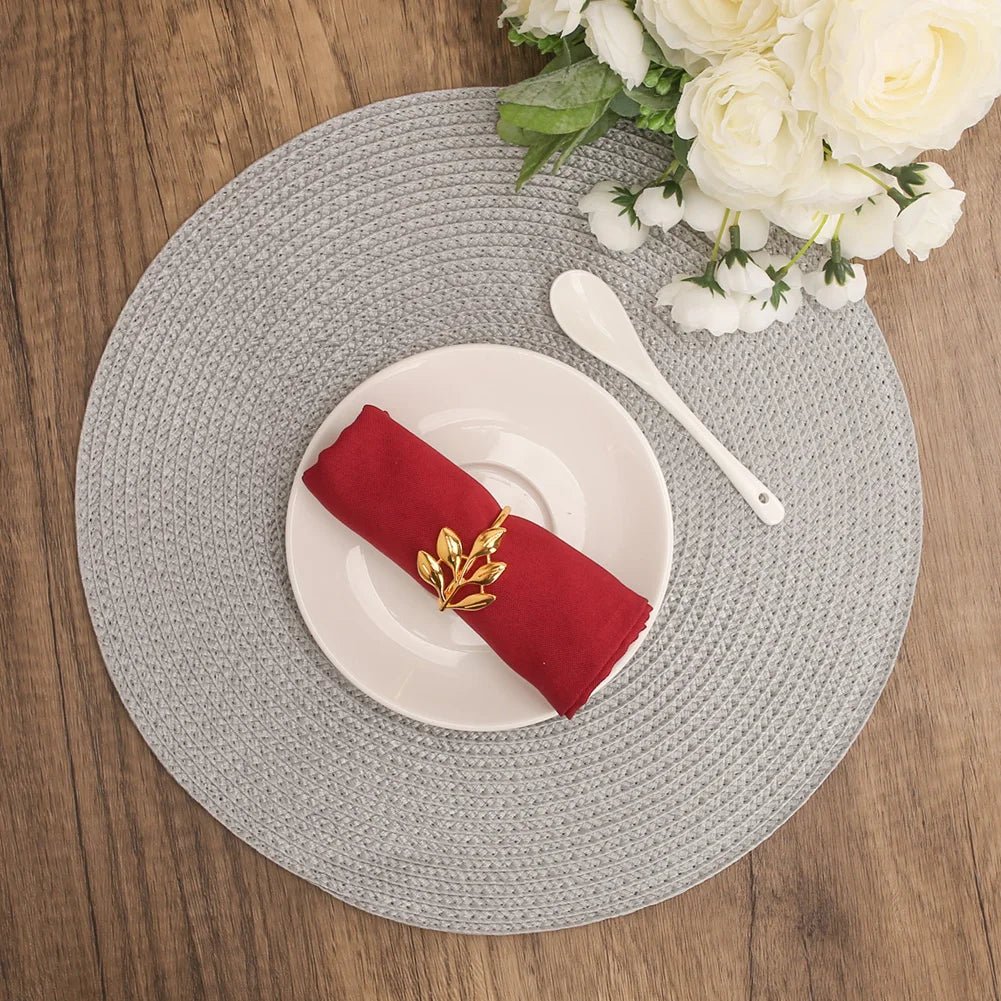 Ensemble de 6 sets de table ronds tressés