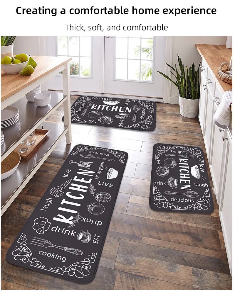 Tapis de cuisine  lavable, antidérapant