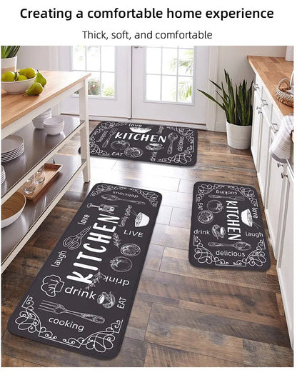 Tapis de cuisine  lavable, antidérapant