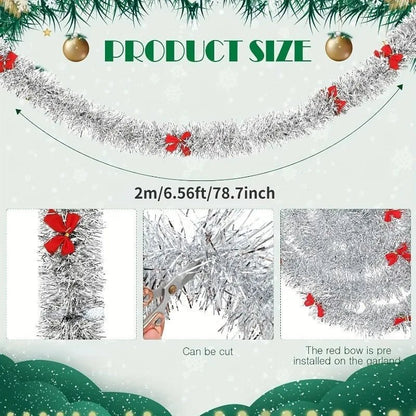 Guirlande de guirlandes dorées de 2M