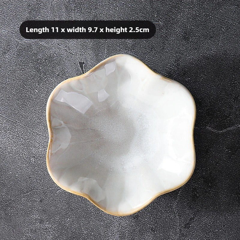 Plateau de rangement en céramique Lotus