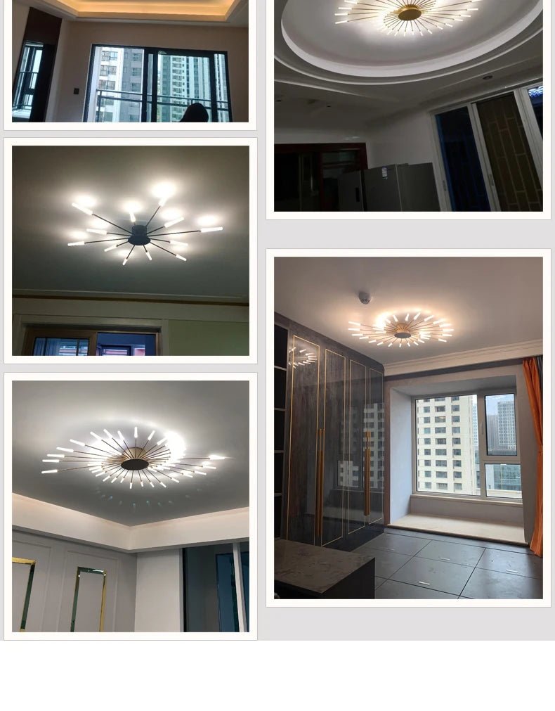 LED lustre design plafonnier | Nordique