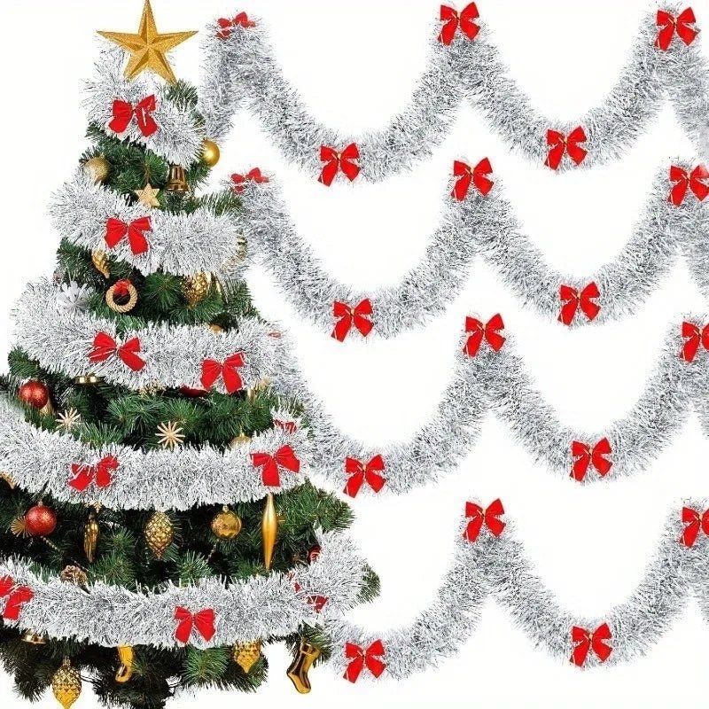 Guirlande de guirlandes dorées de 2M