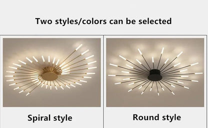 LED lustre design plafonnier | Nordique