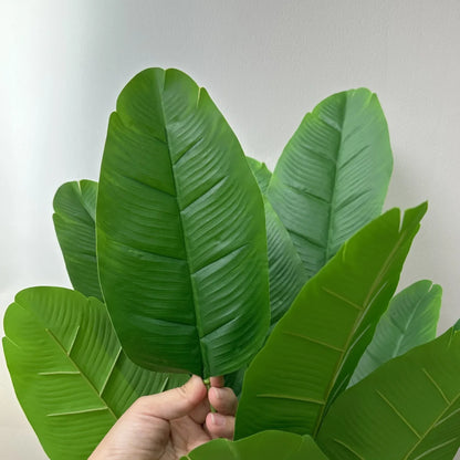 18 feuilles plantes artificielles grand palmier Tropical