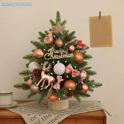 Mini ensemble d'arbre de noël | Festif Bureau