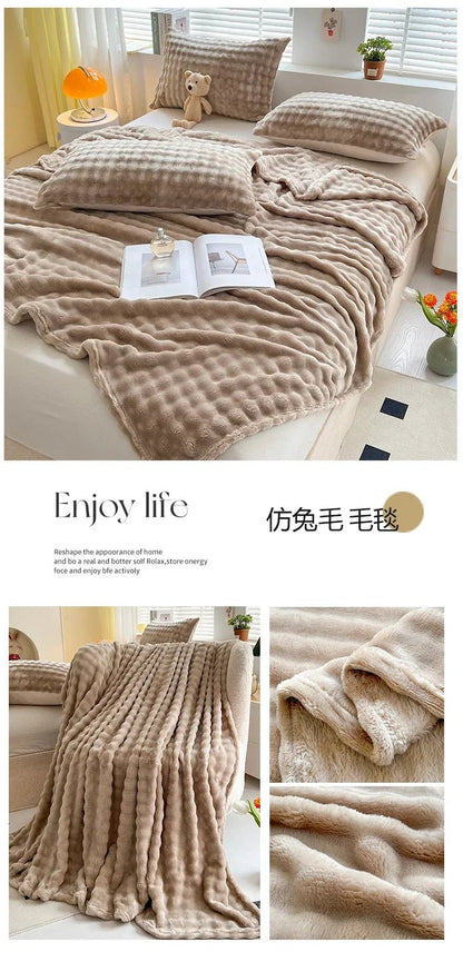 Couverture Polaire à Bulles Thermique