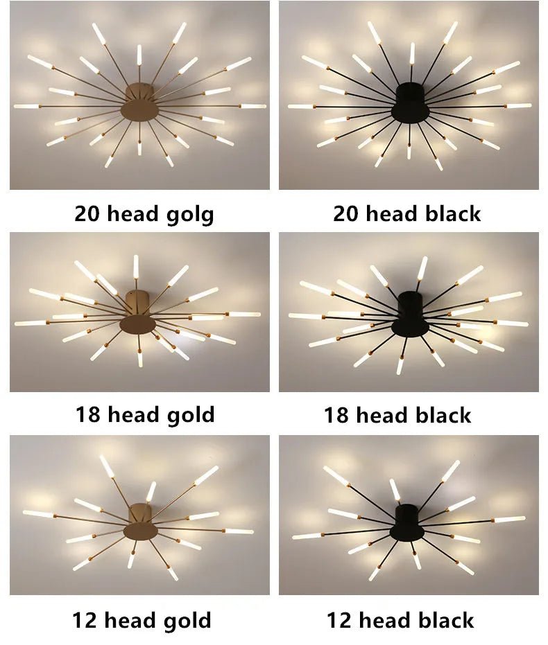 LED lustre design plafonnier | Nordique