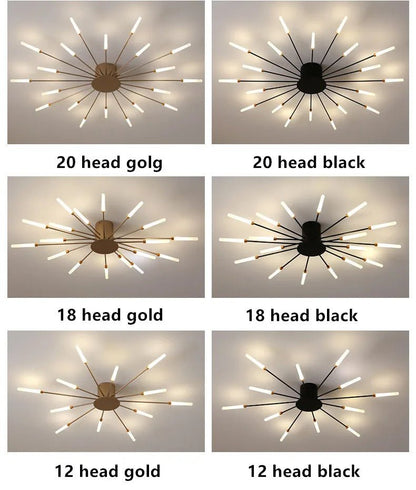 LED lustre design plafonnier | Nordique