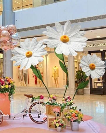 Grands fleurs de marguerite artificielles géantes