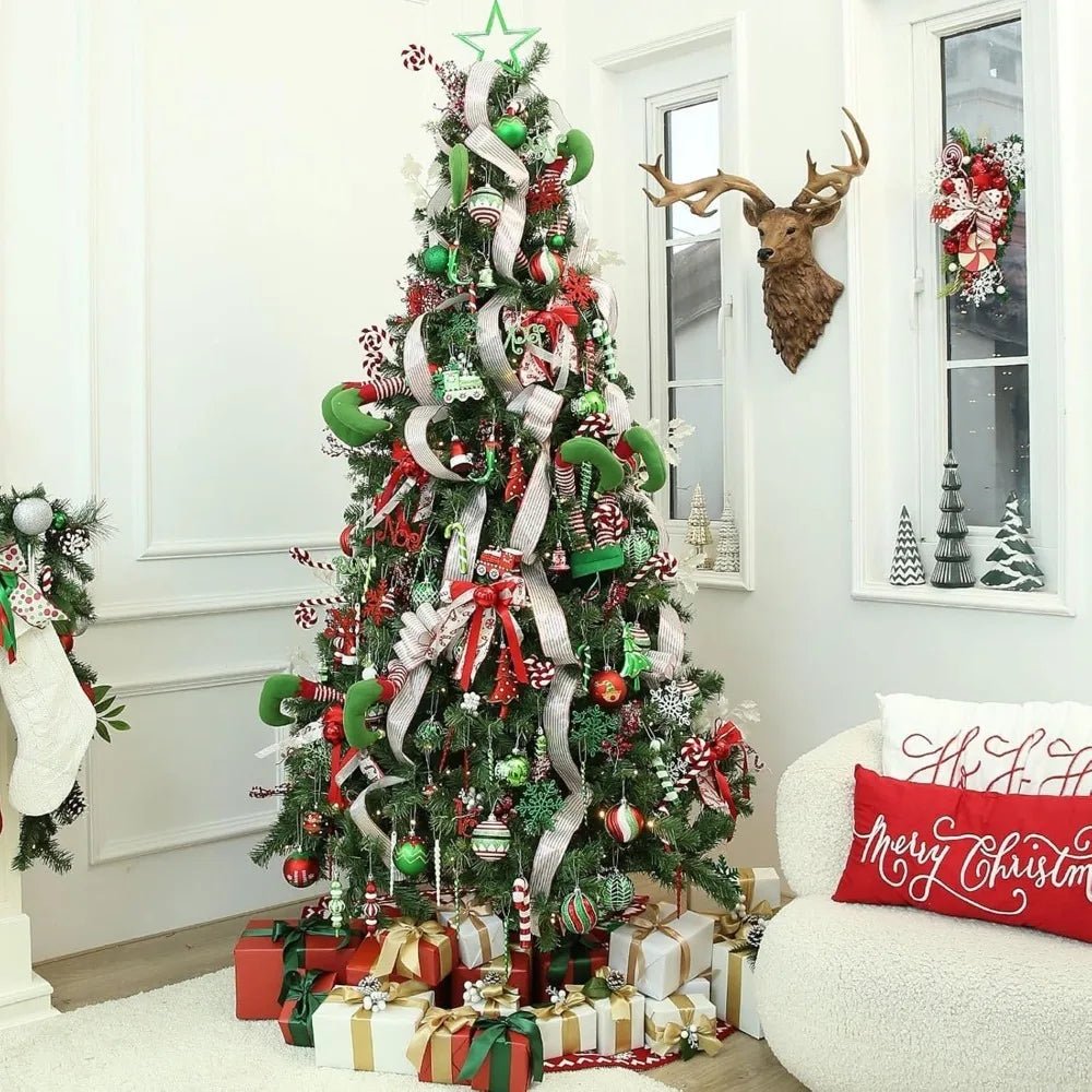 Boule de noël 3/6CM, 44 pièces, ornements de décoration d'arbre de noël