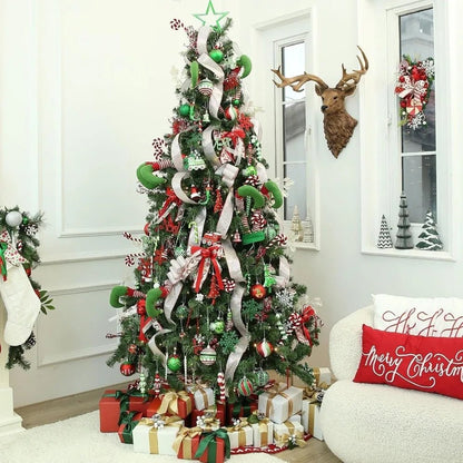 Boule de noël 3/6CM, 44 pièces, ornements de décoration d'arbre de noël