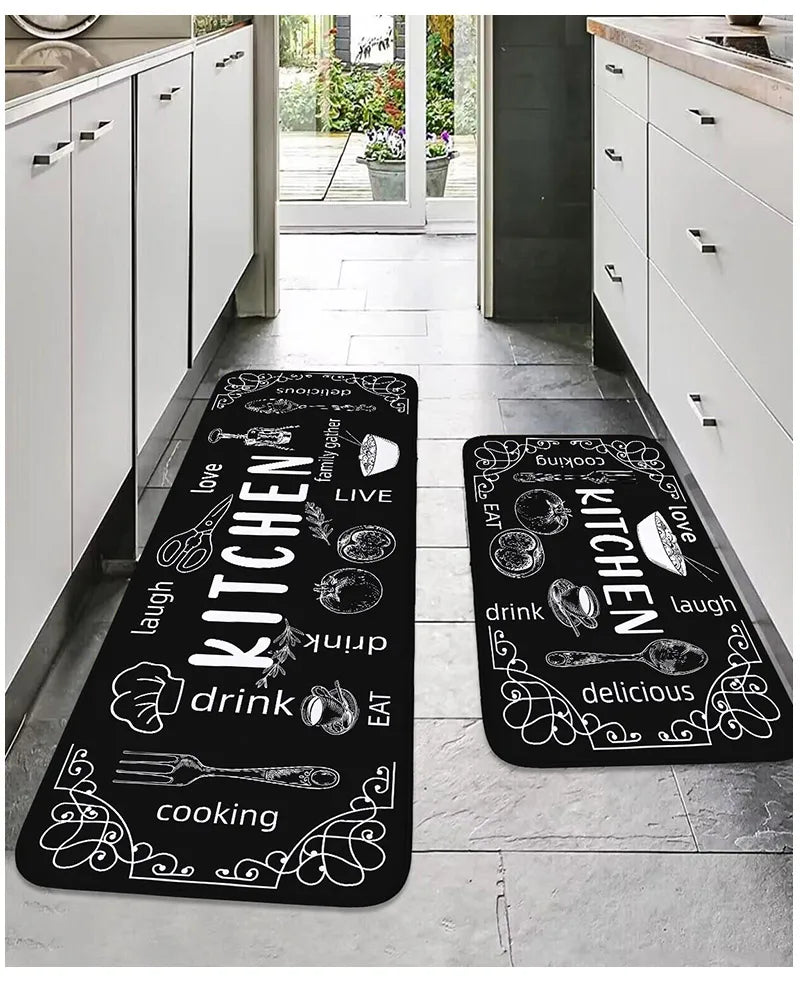 Tapis de cuisine  lavable, antidérapant
