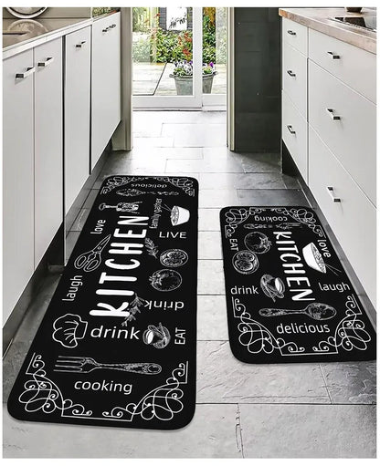 Tapis de cuisine  lavable, antidérapant