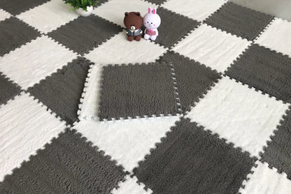 Polymère de jeu en peluche douce pour enfants, tapis de puzzle en mousse brûleur, jouets pour bébé, garder au chaud dans la chambre.