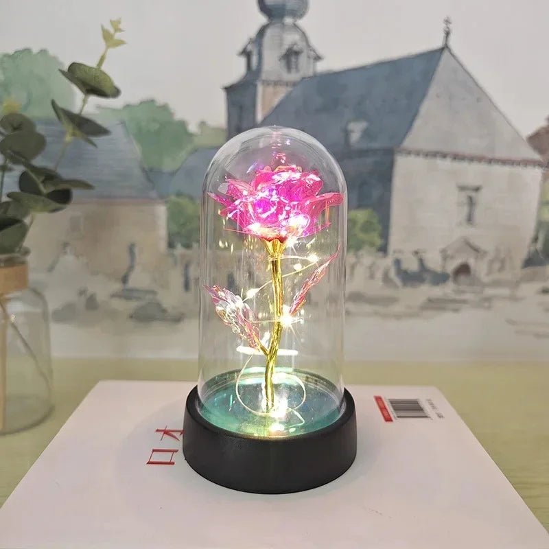 Roses artificielles,  Éternelle LED Lumineuse | Romantique