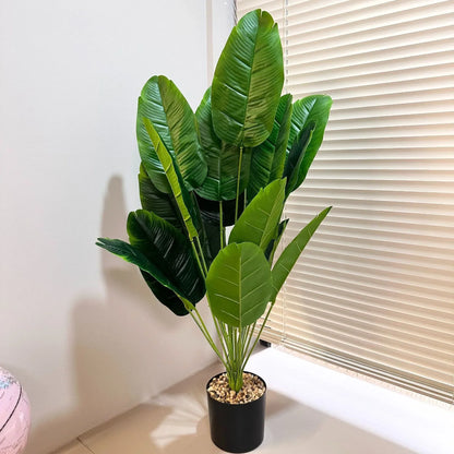 18 feuilles plantes artificielles grand palmier Tropical