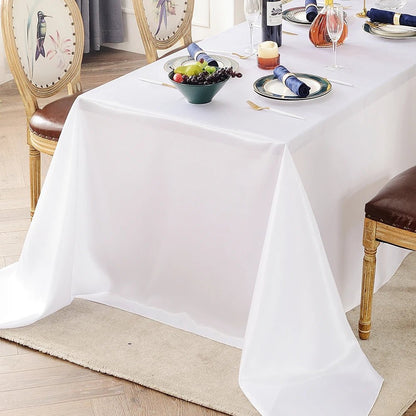 Nappe rectangulaire en Satin pour mariage