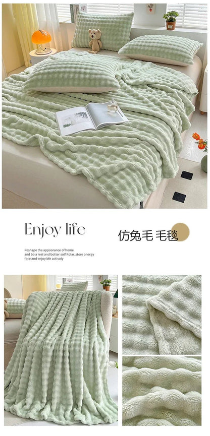 Couverture Polaire à Bulles Thermique