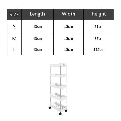 Chariot utilitaire roulant à 3/4 niveaux