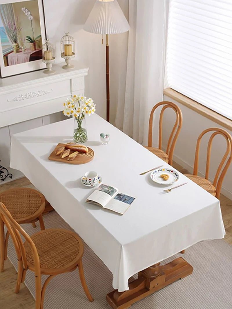 Nappe blanche imperméable et anti-rayures en Polyester,