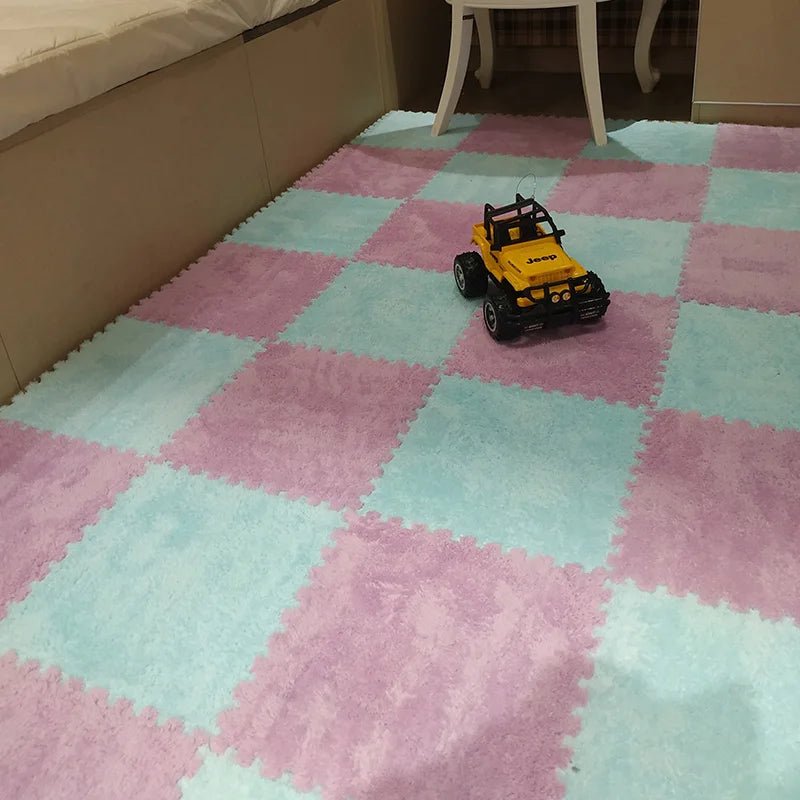 Polymère de jeu en peluche douce pour enfants, tapis de puzzle en mousse brûleur, jouets pour bébé, garder au chaud dans la chambre.