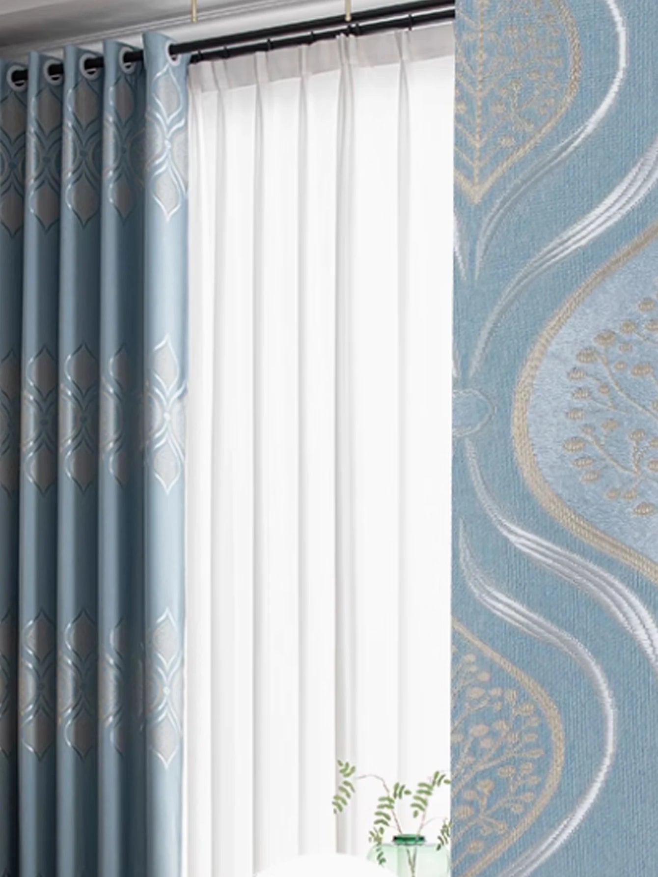 Rideau chambre Ins Style lumière luxe occultant