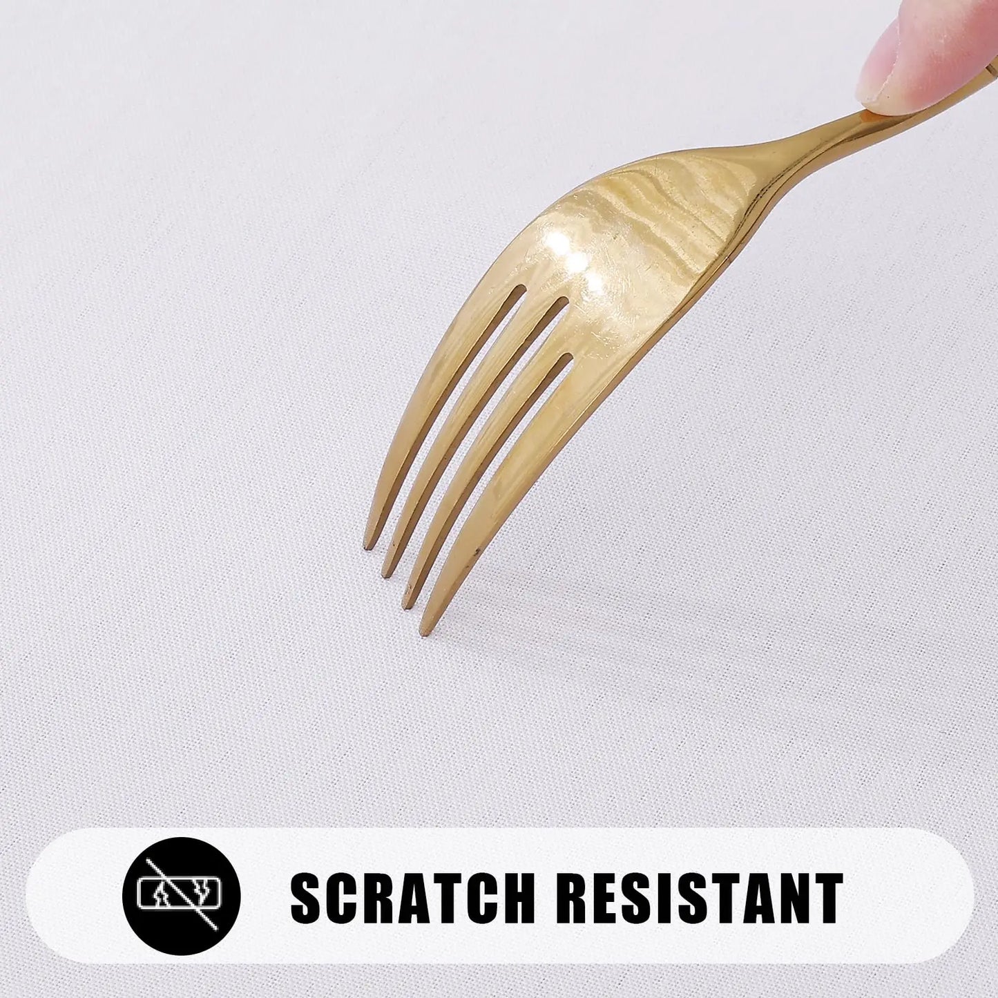 Nappe blanche imperméable et anti-rayures en Polyester,