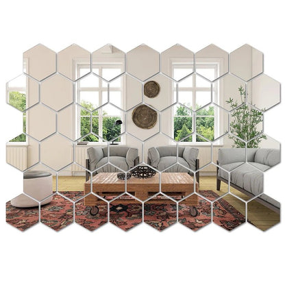 autocollant d'art mural hexagonal,