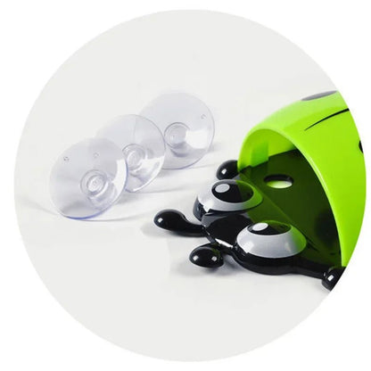 Porte-brosse à dents à ventouse mignon, supports de rangement créatifs pour stylos coccinelle sept étoiles,