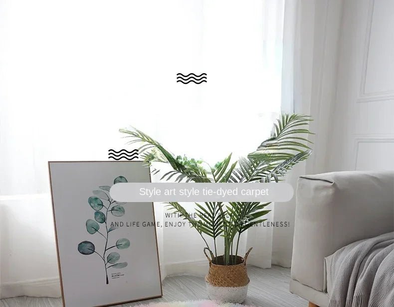 Tapis rond en peluche Super doux, blanc moelleux, pour Salon, décoration de maison,