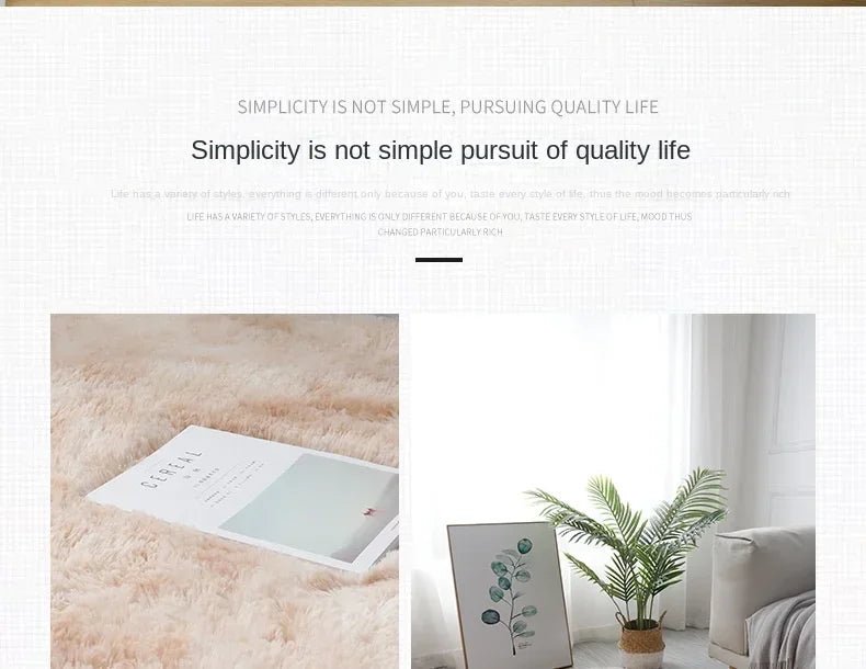 Tapis rond en peluche Super doux, blanc moelleux, pour Salon, décoration de maison,