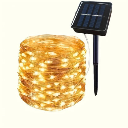 Guirlande solaire de vigne LED lumières de noël solaires | Écobrillance