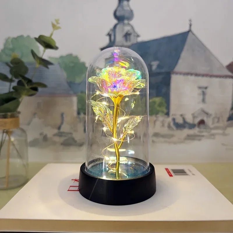 Roses artificielles,  Éternelle LED Lumineuse | Romantique