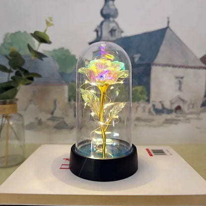 Roses artificielles,  Éternelle LED Lumineuse | Romantique