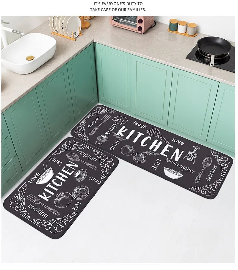 Tapis de cuisine  lavable, antidérapant