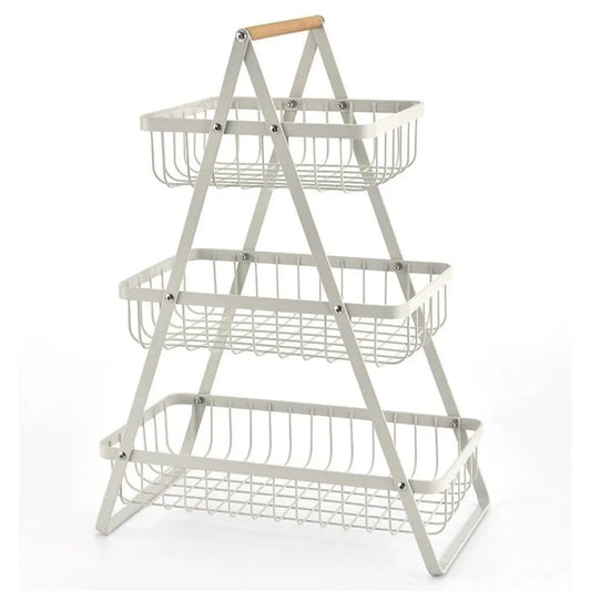 Panier à fruits Portable à 2 niveaux | ElegantHome