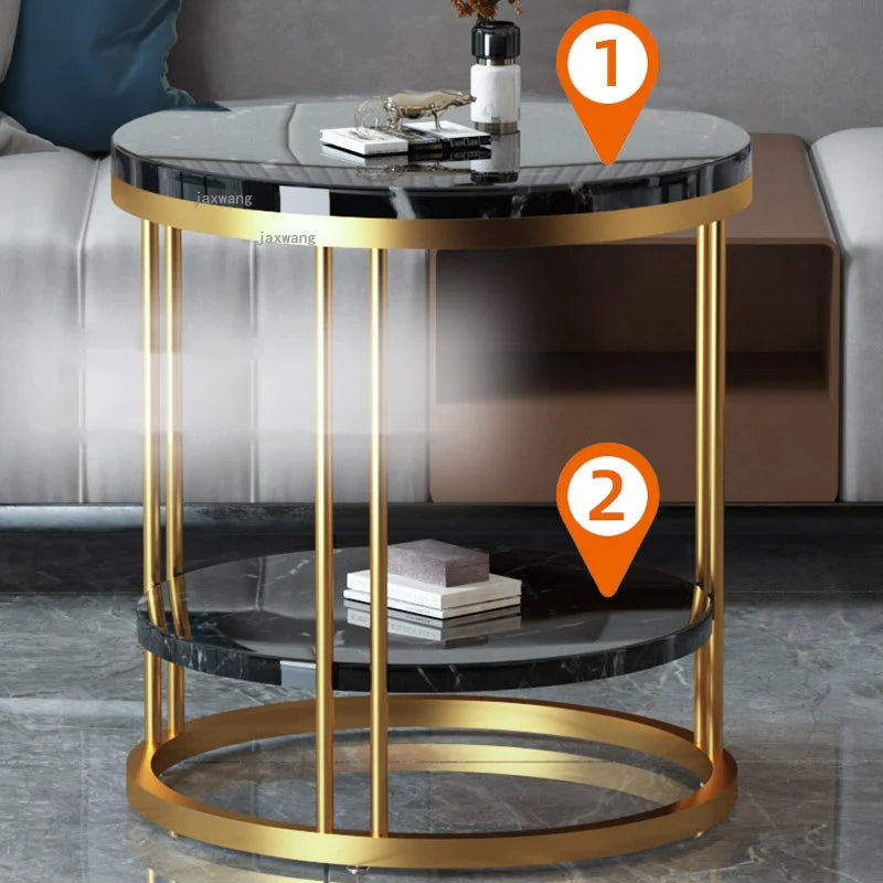 Tables de chevet balcon à thé ronde