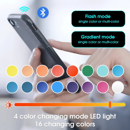 Table basse multifonctionnelle avec éclairage LED