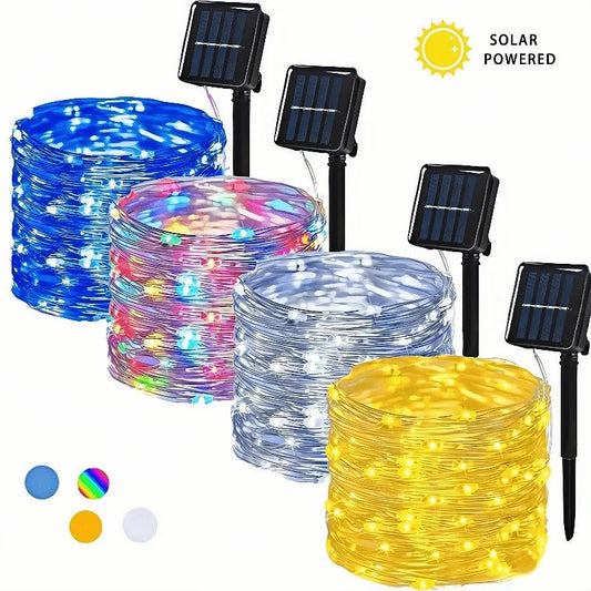 Guirlande solaire de vigne LED lumières de noël solaires | Écobrillance