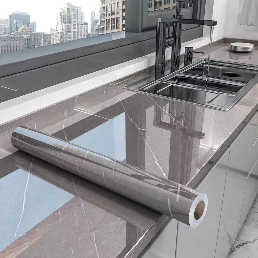 Papier peint autocollant résistant à l'huile, 40cm,