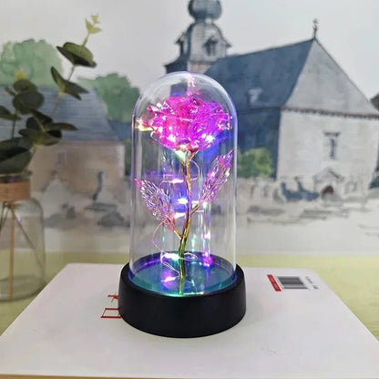 Roses artificielles,  Éternelle LED Lumineuse | Romantique