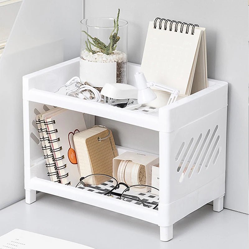 Support de rangement de bureau Double | OrganizeMax